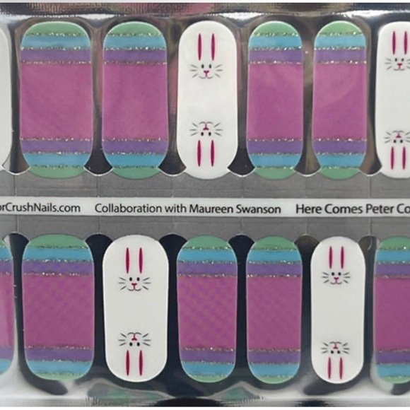 Colorful Easter Nail Art Nail Wraps - Picture 2 of 2